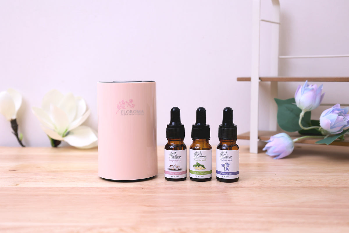 NEW【Limited Offer】 Buy Atomized Wireless Aroma Diffuser GET 3 Fragranc –  Floroma 花の滴