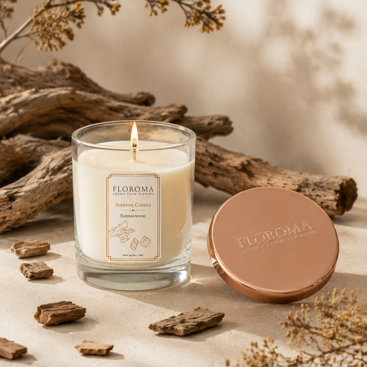 Sandalwood Scented Candle