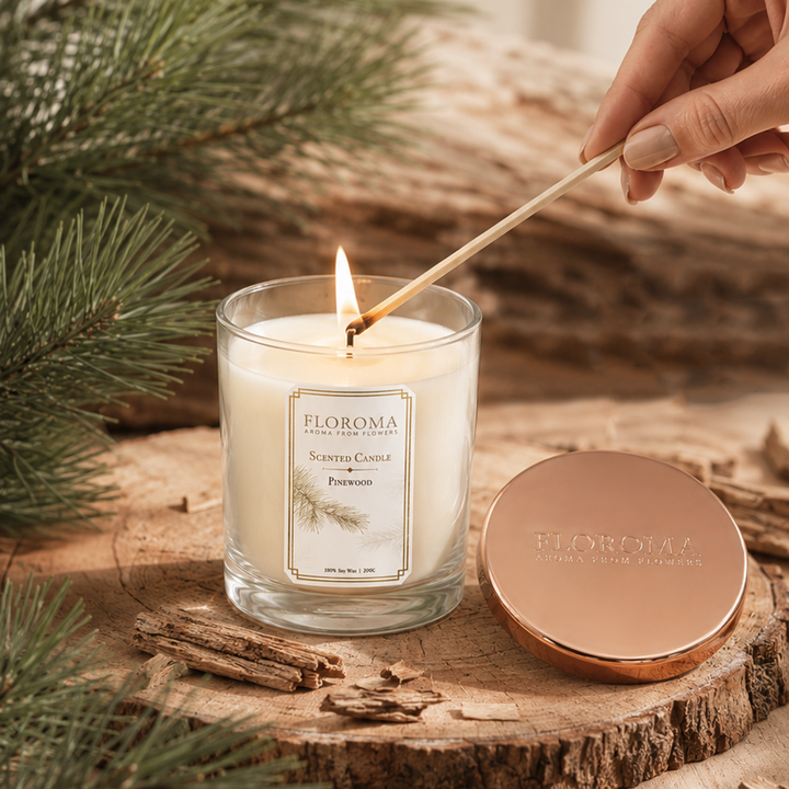 Pinewood Scented Candle