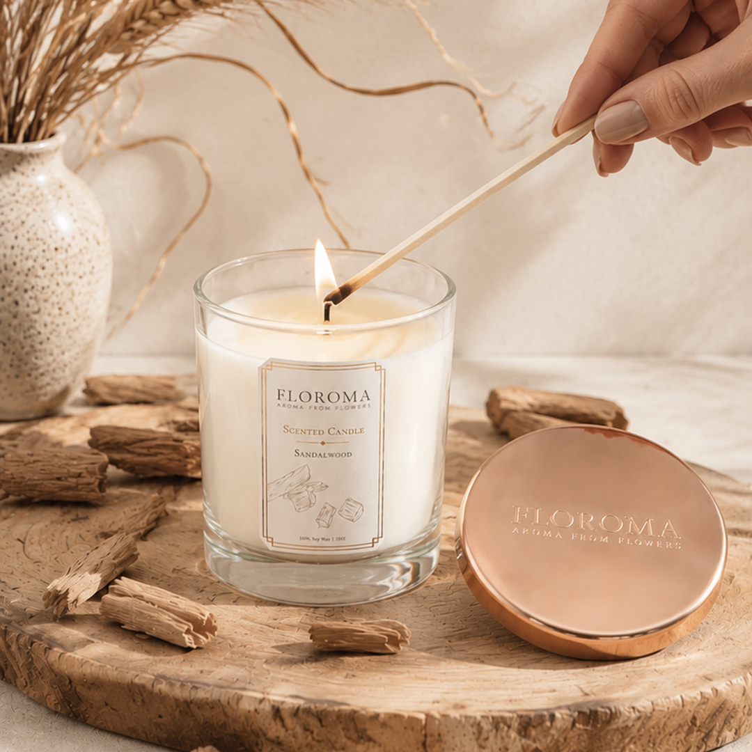 Sandalwood Scented Candle