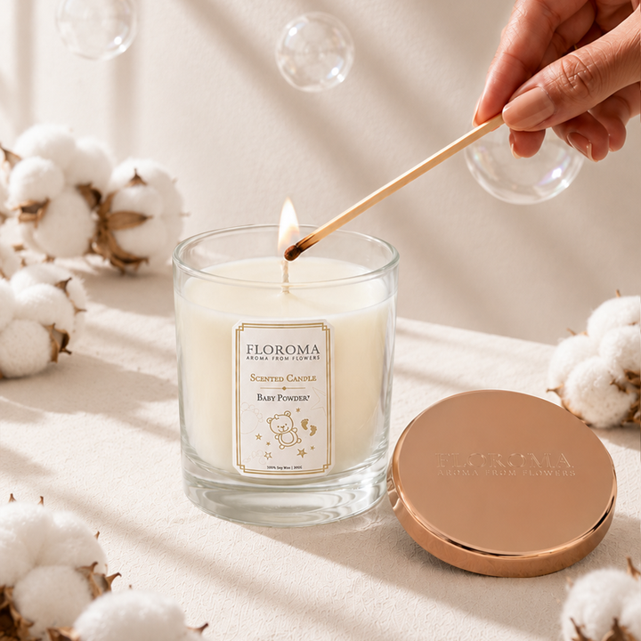 Baby Powdery Scented Candle