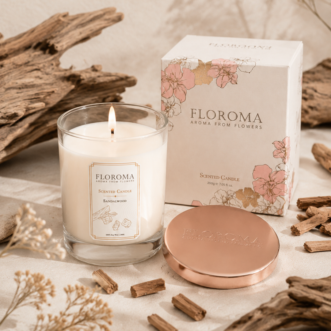 Sandalwood Scented Candle