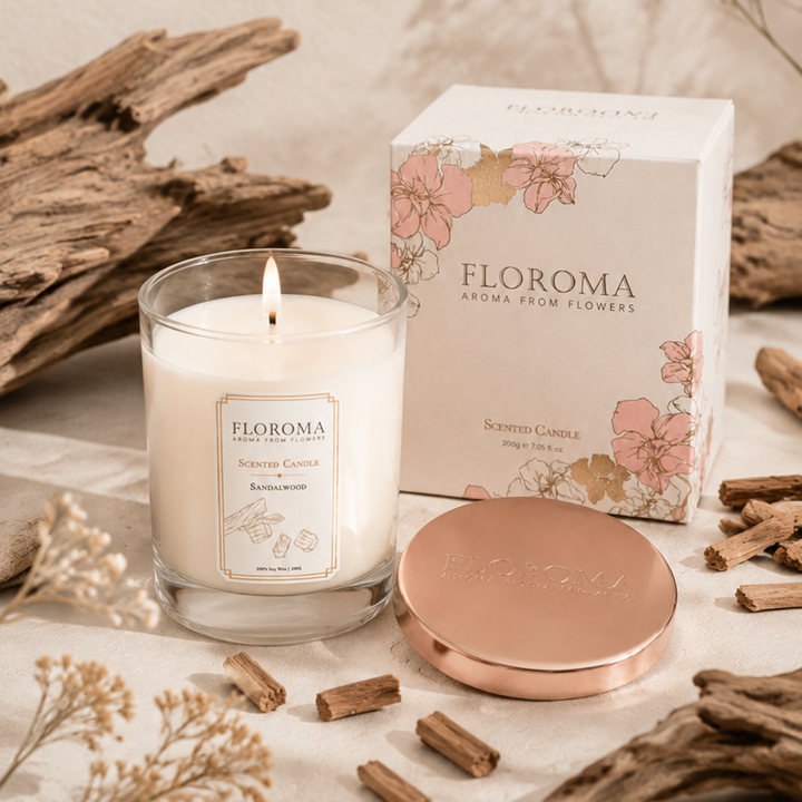 Sandalwood Scented Candle