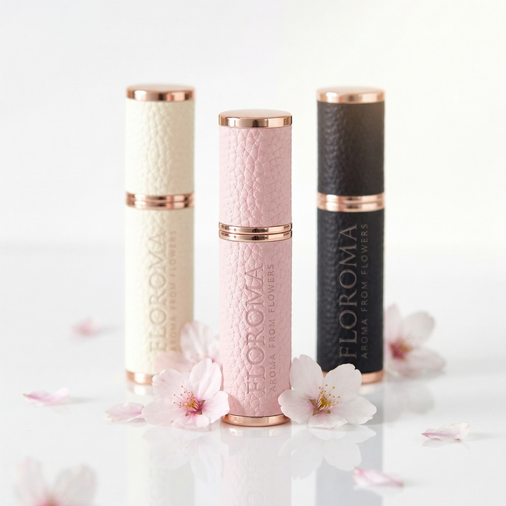 Perfume Leather Pouch Gift Set (Free Engraving Refill Bottle)