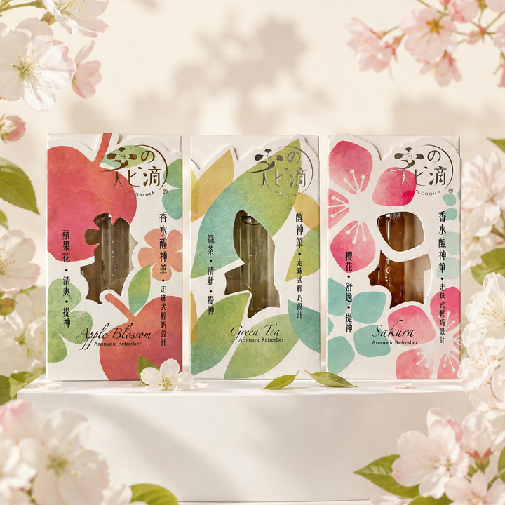 【Limited Sales Package】1 set ( 3 scents) Floroma Aromatic Refresher Pen (Customized Combination）