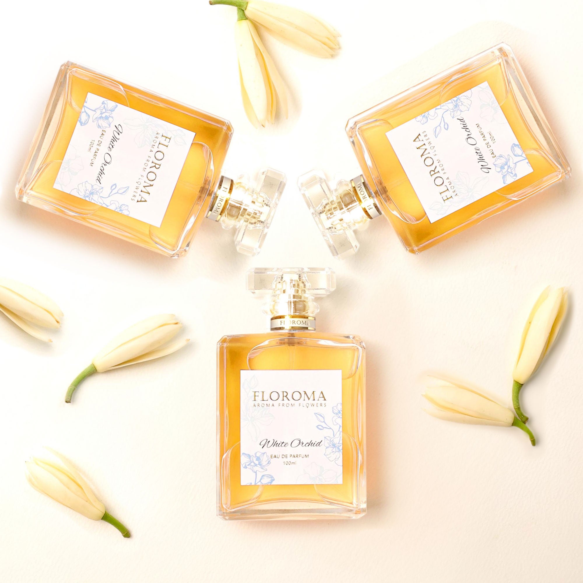 Free Shipping】White Jade Orchid Perfume《Trueself》 – Floroma 花之滴