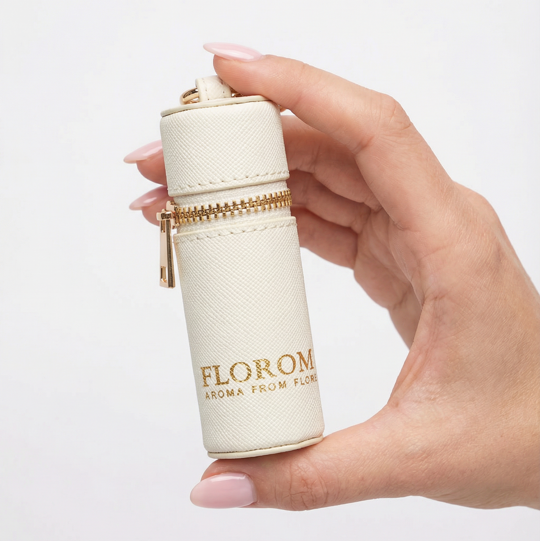 Perfume Leather Pouch Gift Set (Free Engraving Refill Bottle)