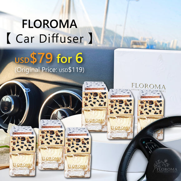 Floroma【Car Diffuser】Combo Set： $79 for 6！ (Choose Your Scents)