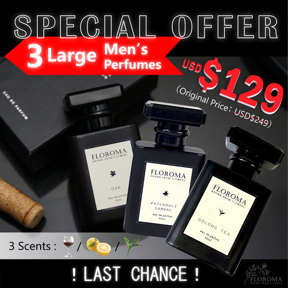 Special Offer【Homme Combo】$129 for any THREE Perfume（50mL）