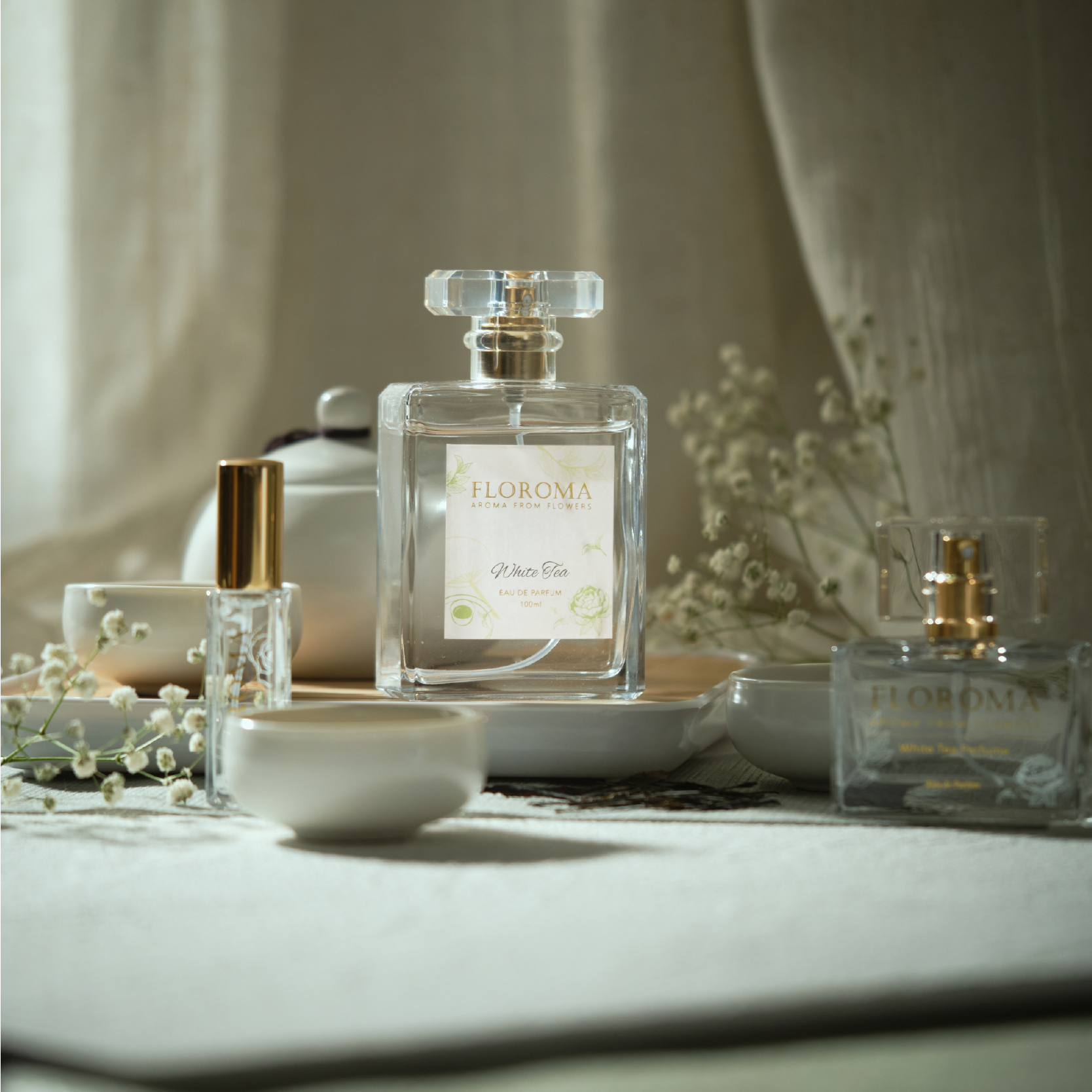 Japanese White Tea Perfume – Floroma 花の滴